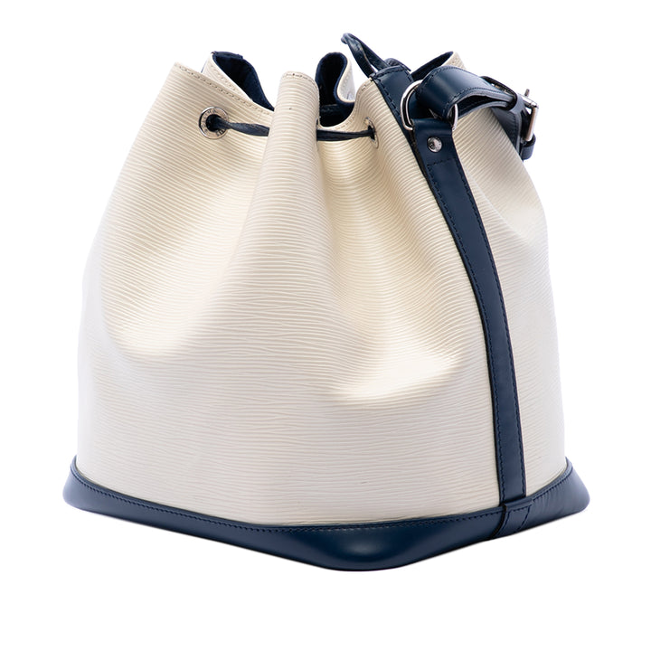 Louis Vuitton Sac seau Bicolore Noe Épi Blanc – vue 2 – GABY PARIS