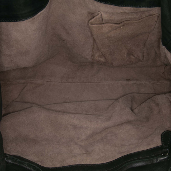 Bottega Veneta Studded Cuir Cabas Noir
