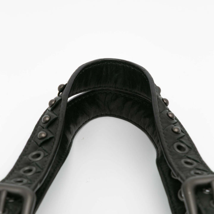 Bottega Veneta Studded Cuir Cabas Noir