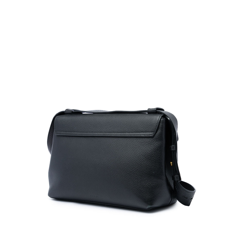 Gucci Sac porté épaule GG Marmont Petit Cuir de veau Noir – vue 2 – GABY PARIS