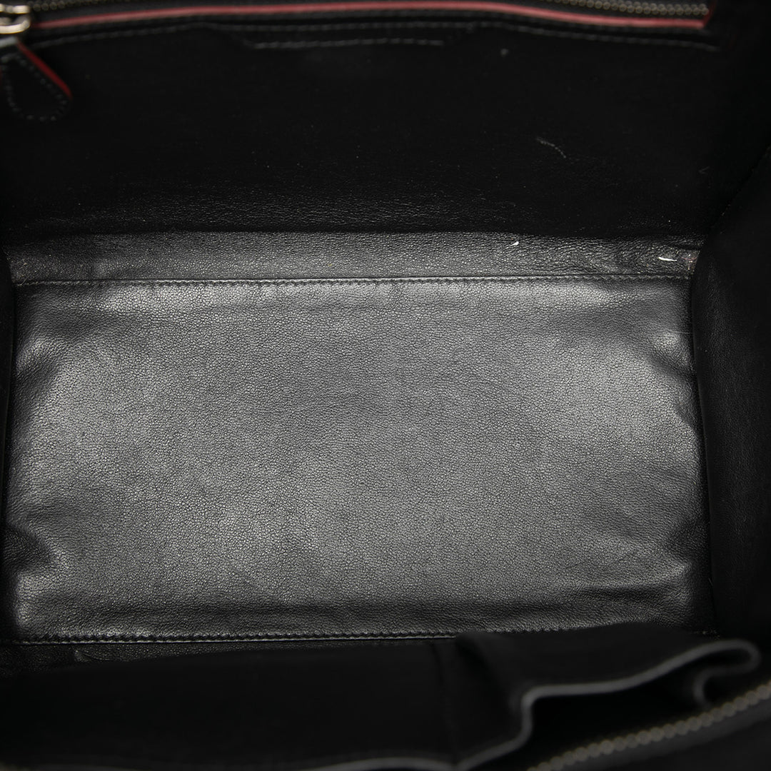 Celine Mini Bicolor Smooth Cuir de veau Luggage Cabas – GABY PARIS Authentique