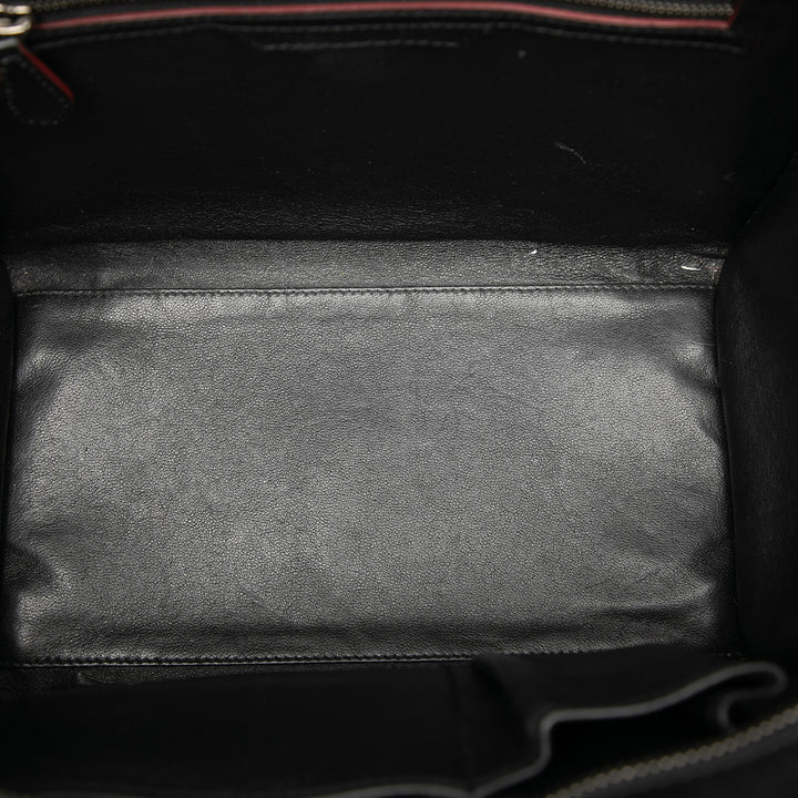 Celine Mini Bicolor Smooth Cuir de veau Luggage Cabas – GABY PARIS Authentique