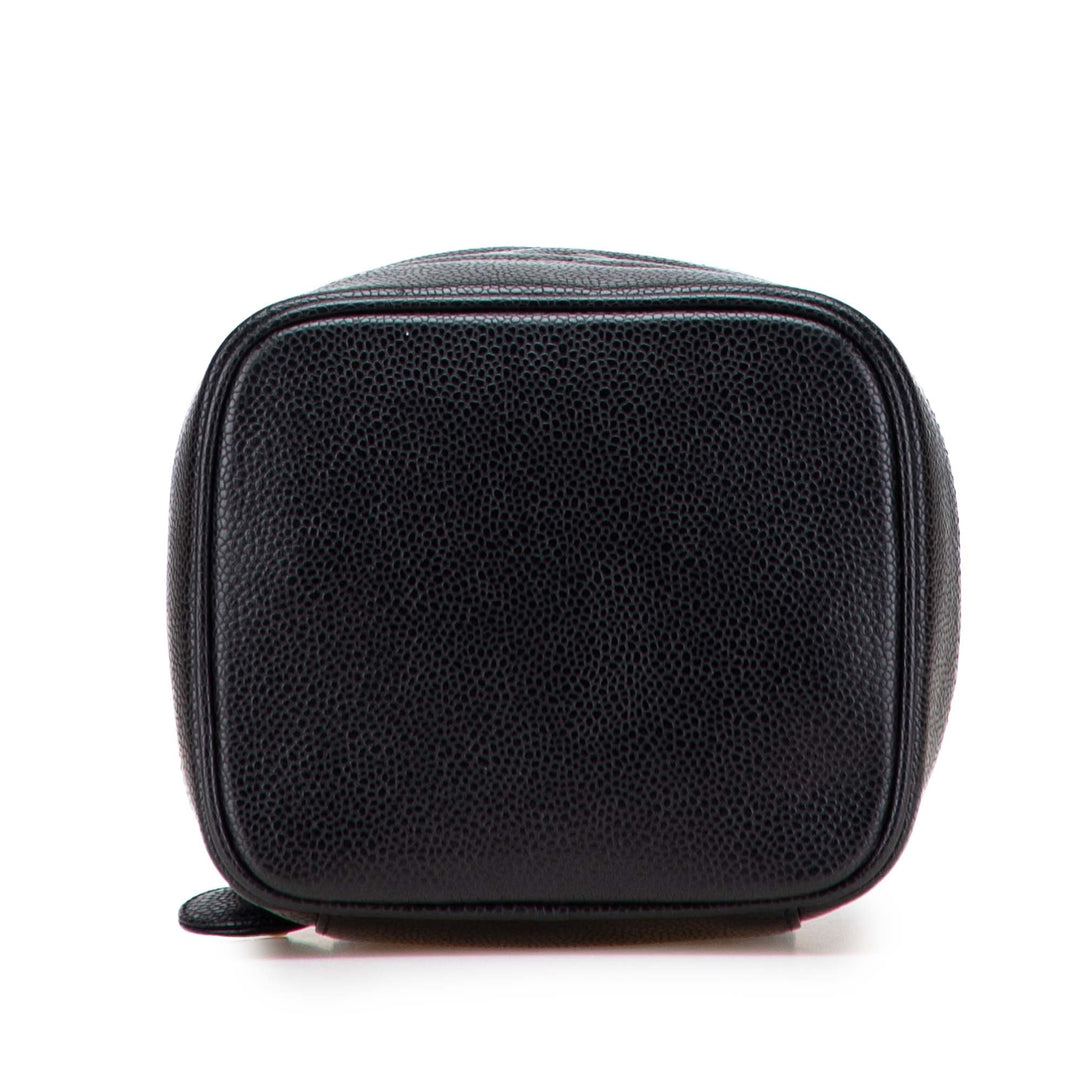 CC Caviar Vanity Case Black - Gaby Paris