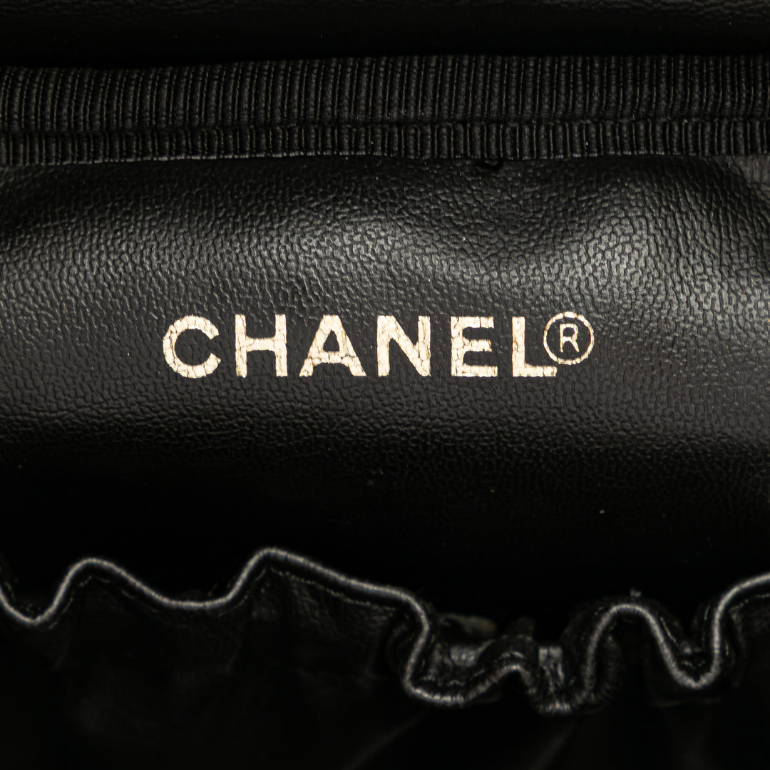 CC Caviar Vanity Case Black - Gaby Paris