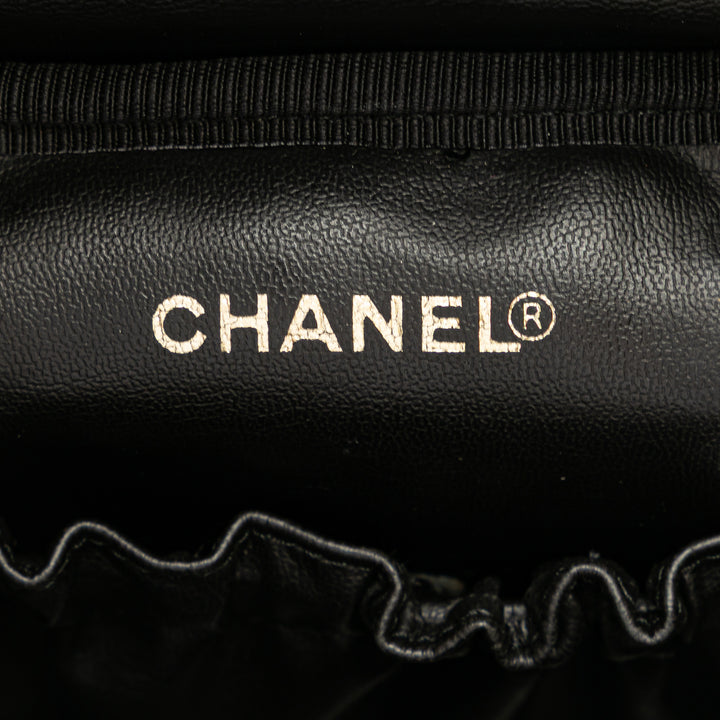 CC Caviar Vanity Case Black - Gaby Paris