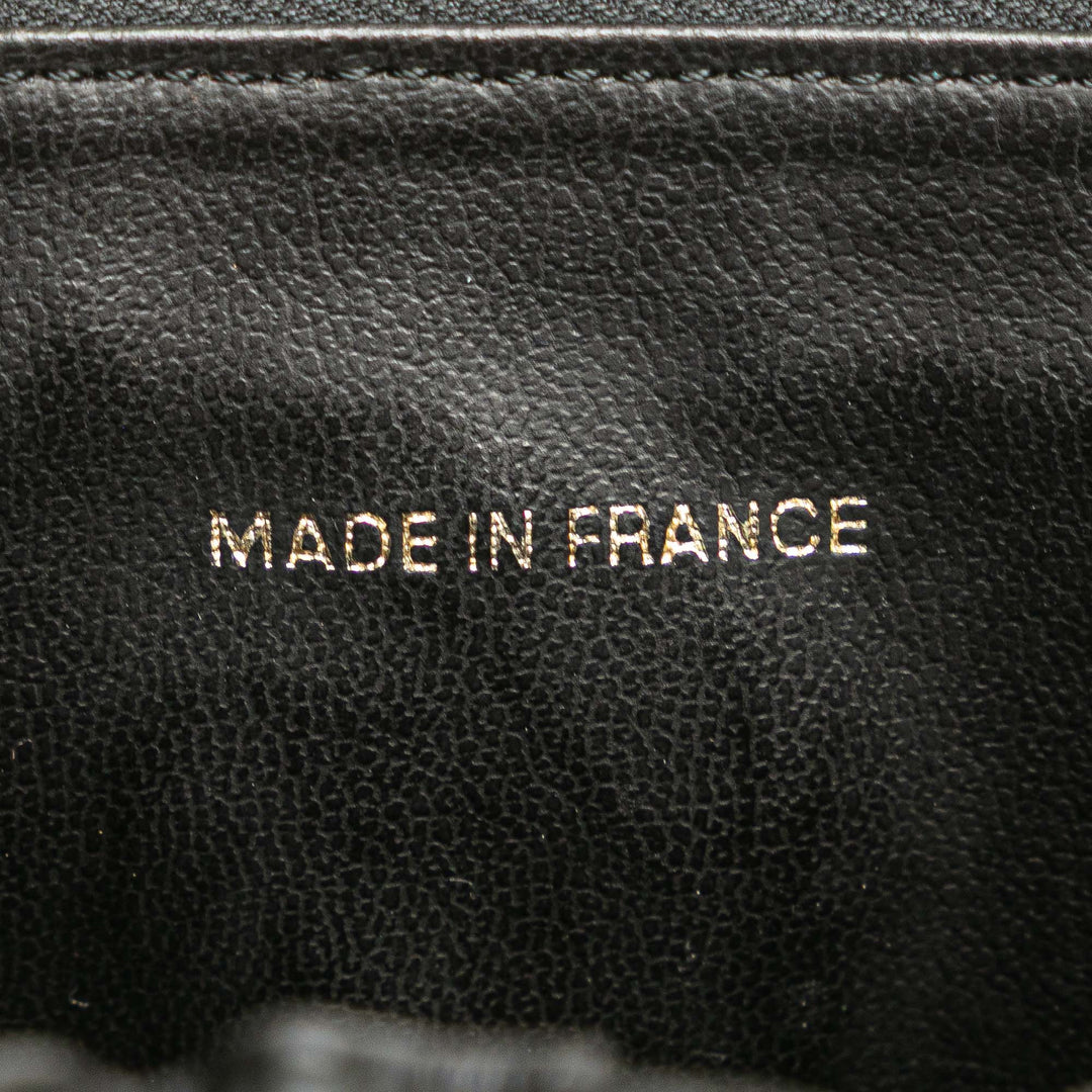 CC Caviar Vanity Case Black - Gaby Paris
