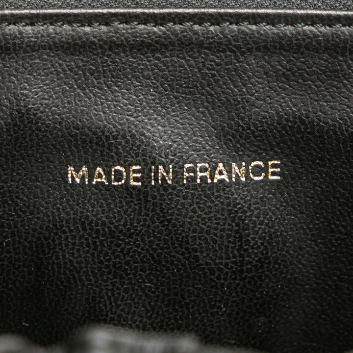 CC Caviar Vanity Case Black - Gaby Paris