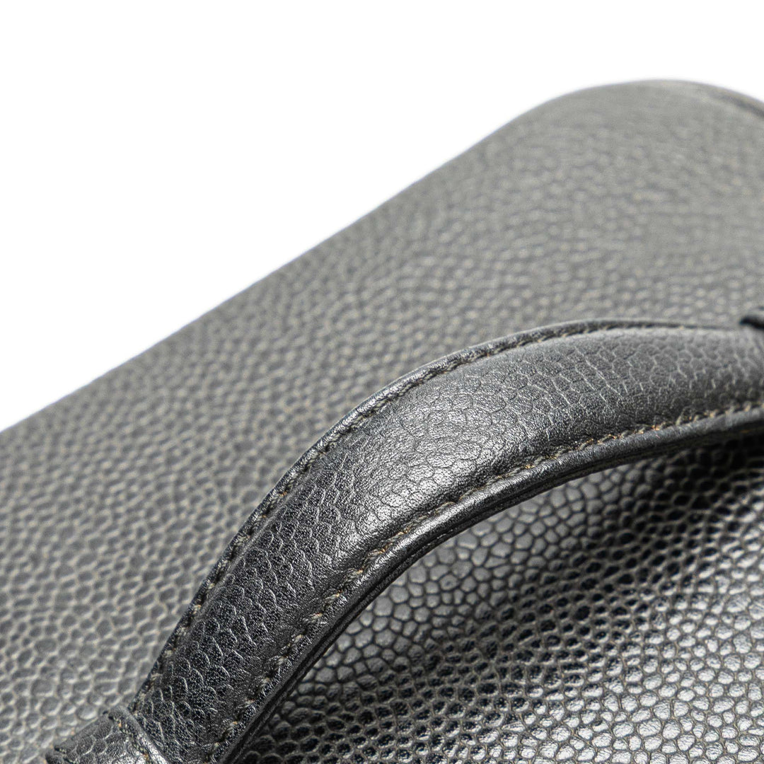 CC Caviar Vanity Case Black - Gaby Paris