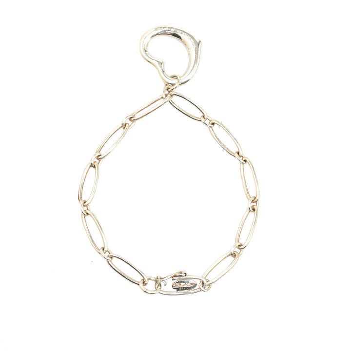 Elsa Peretti Sterling Silver Open Heart Bracelet Silver - Gaby Paris