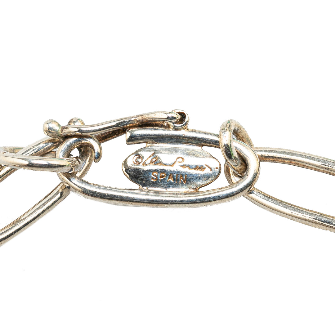 Elsa Peretti Sterling Silver Open Heart Bracelet Silver - Gaby Paris