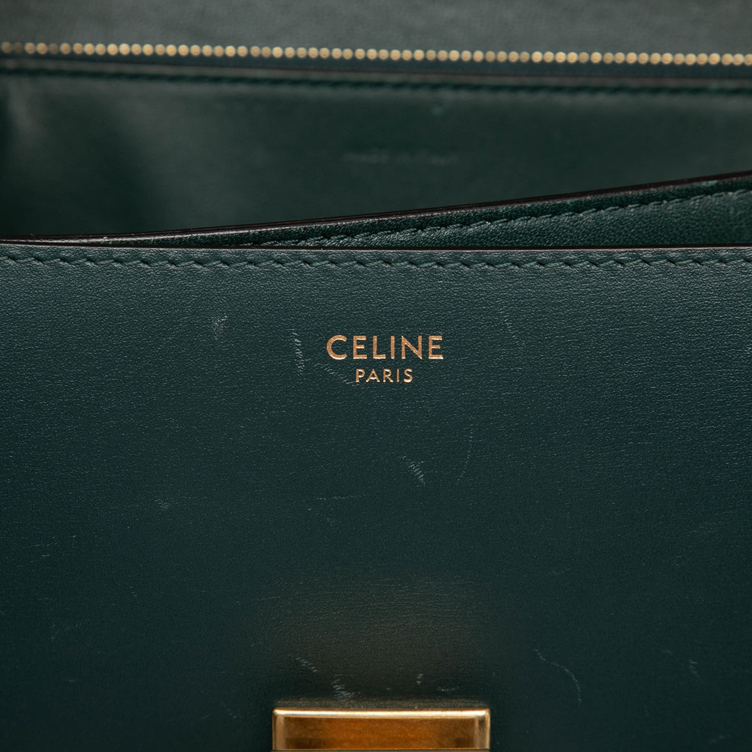 Classic Boîte Moyen Cuir de veau Vert
