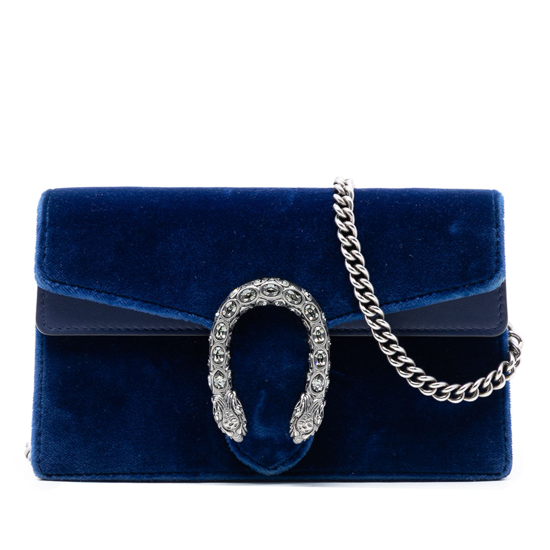 Gucci Mini Velours Dionysus Sac porté croisé