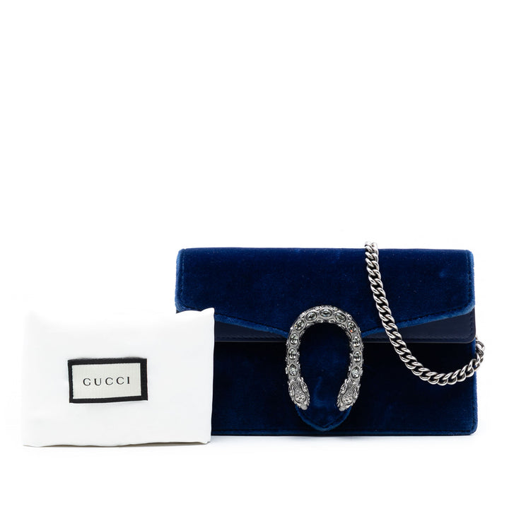 Gucci Mini Velours Dionysus Sac porté croisé