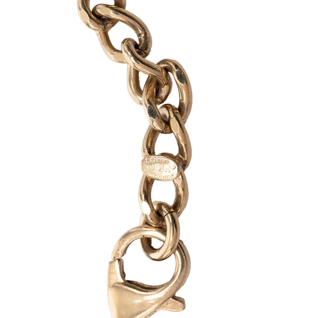 Chanel CC plaqué Letters Pendant Collier
