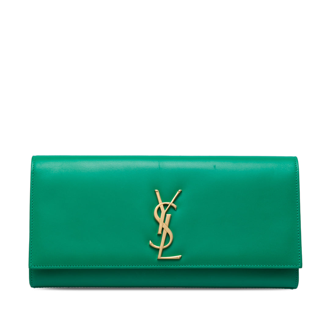 Saint Laurent Cassandre Pochette Vert