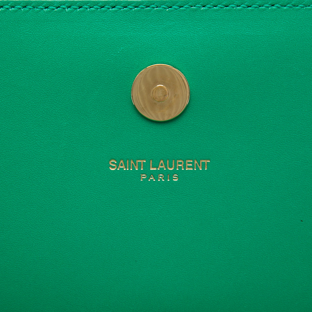 Saint Laurent Cassandre Pochette Vert