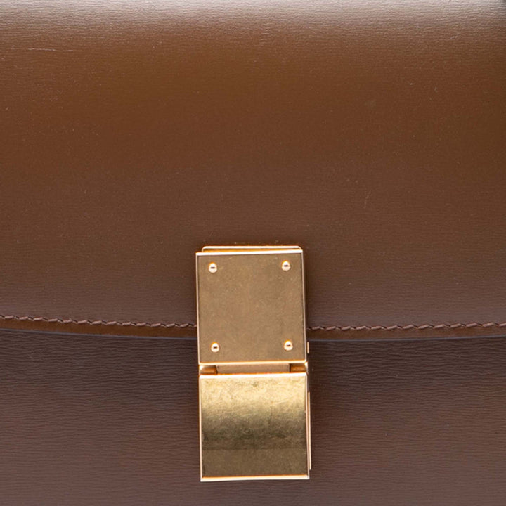 Classic Boîte Teen Cuir de veau Marron