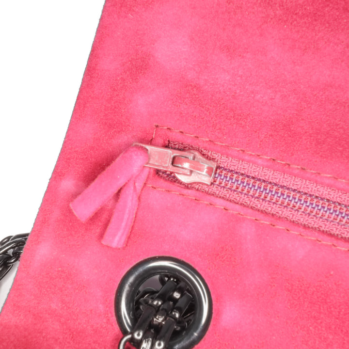 Reissue 2.55 Quilted Velvet Double Flap 225 Pink - Gaby Paris