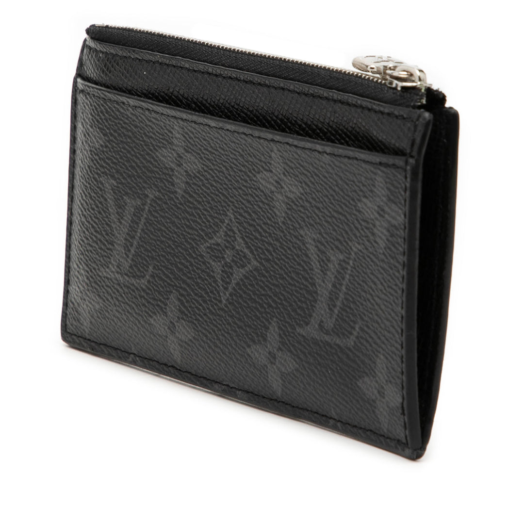 Louis Vuitton Monogram Eclipse Taigarama Coin Card Holder