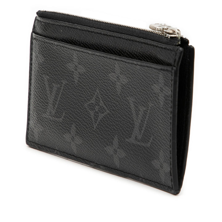 Louis Vuitton Monogram Eclipse Taigarama Coin Card Holder