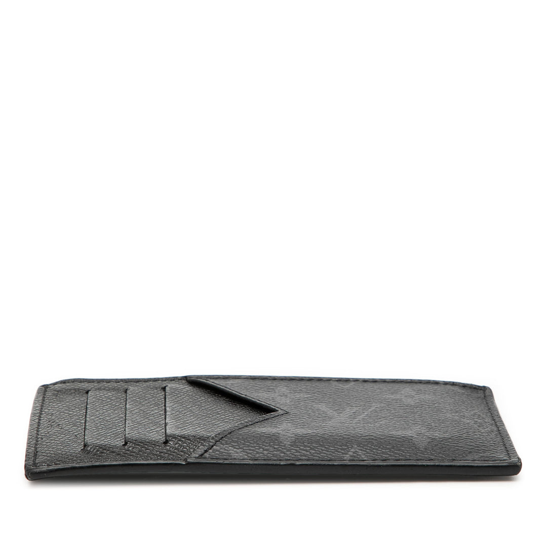 Louis Vuitton Monogram Eclipse Taigarama Coin Card Holder