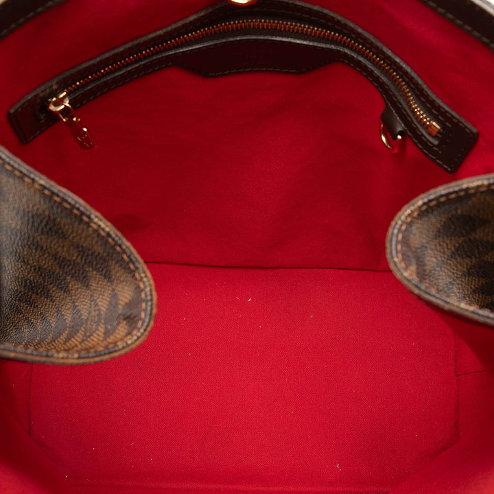 Louis Vuitton Cabas Rivington Toile Damier Ébène