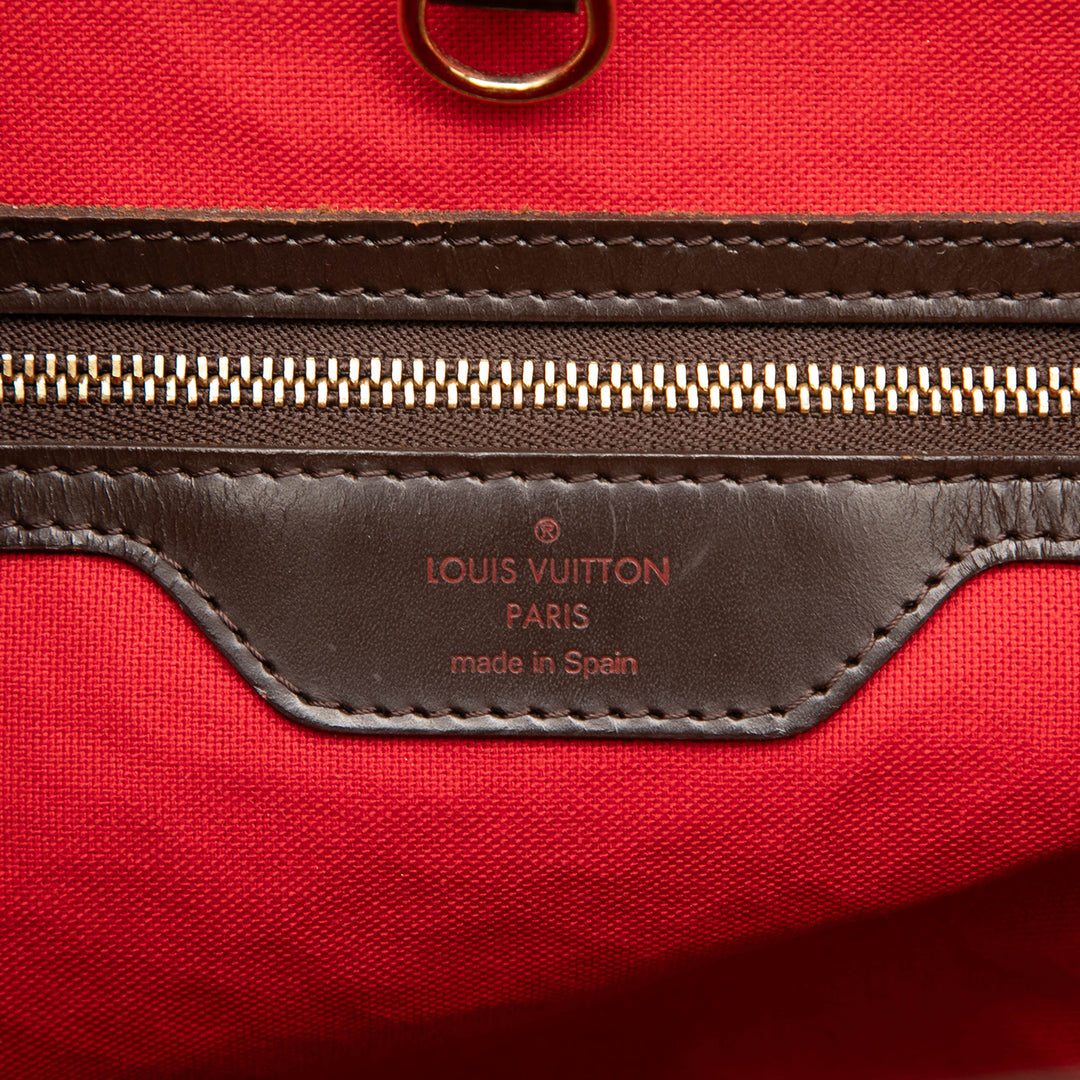 Louis Vuitton Cabas Rivington Toile Damier Ébène