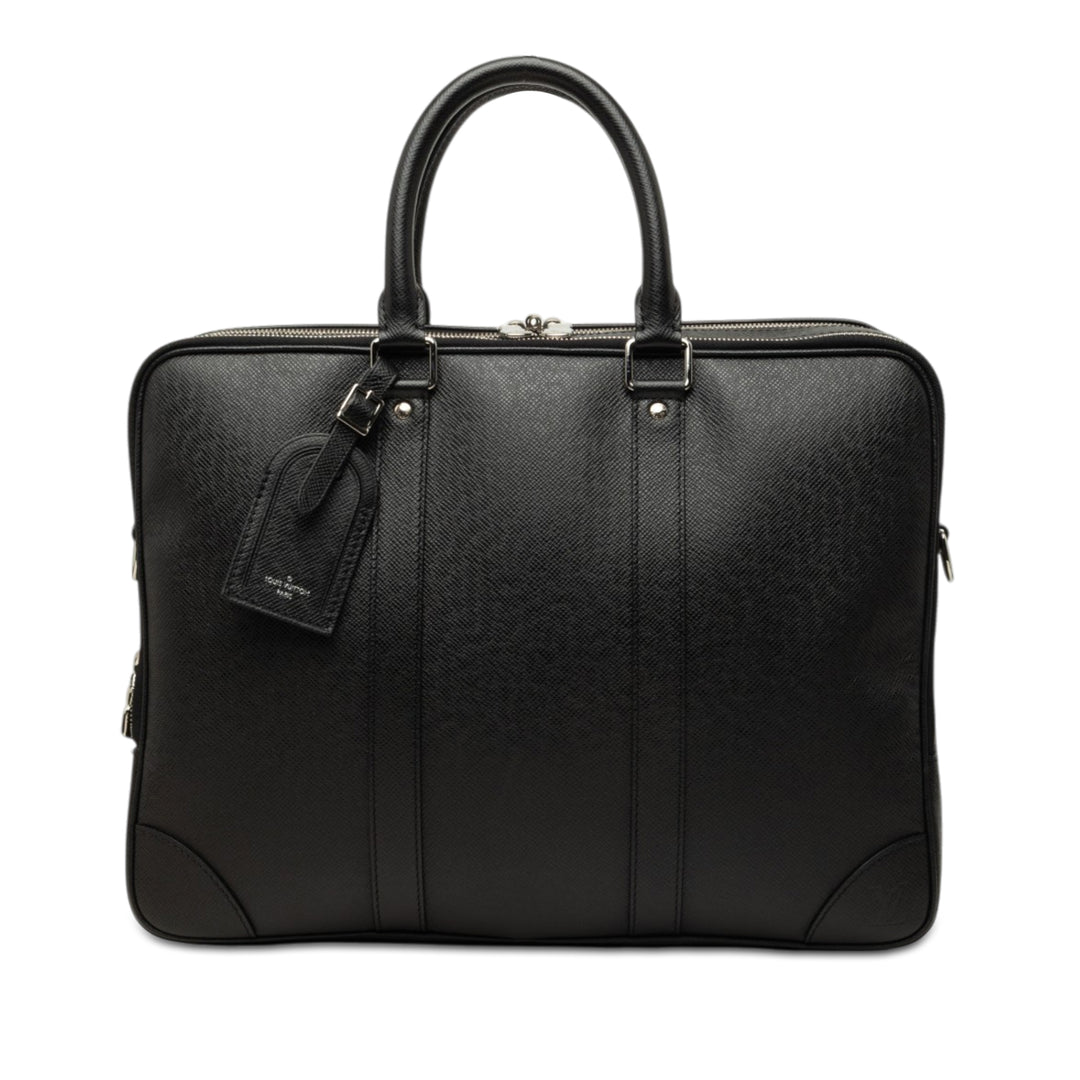 Louis Vuitton Porte-documents Taiga Porte Documents Voyage Noir – vue principale – GABY PARIS