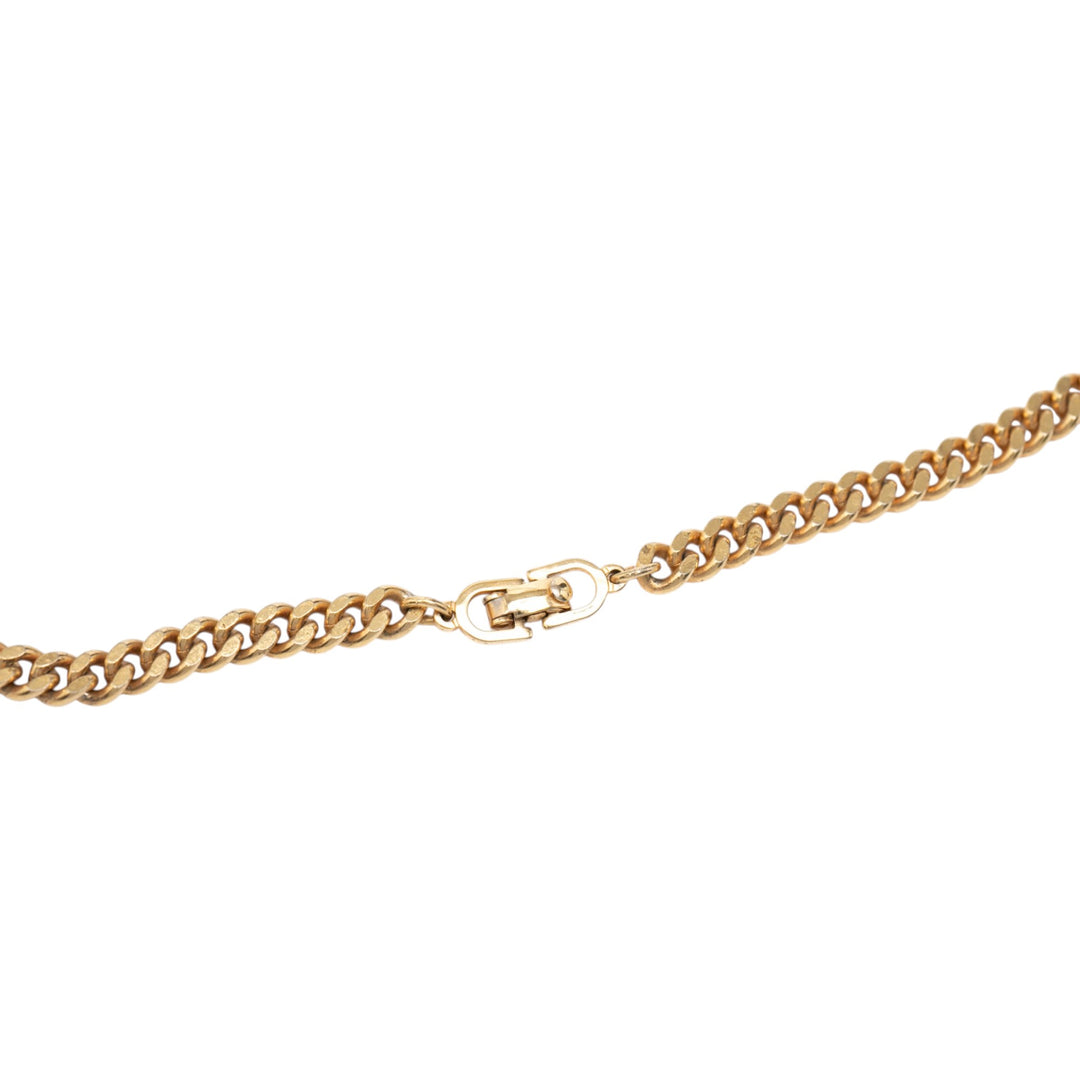 Dior plaqué CD Logo Chain Collier