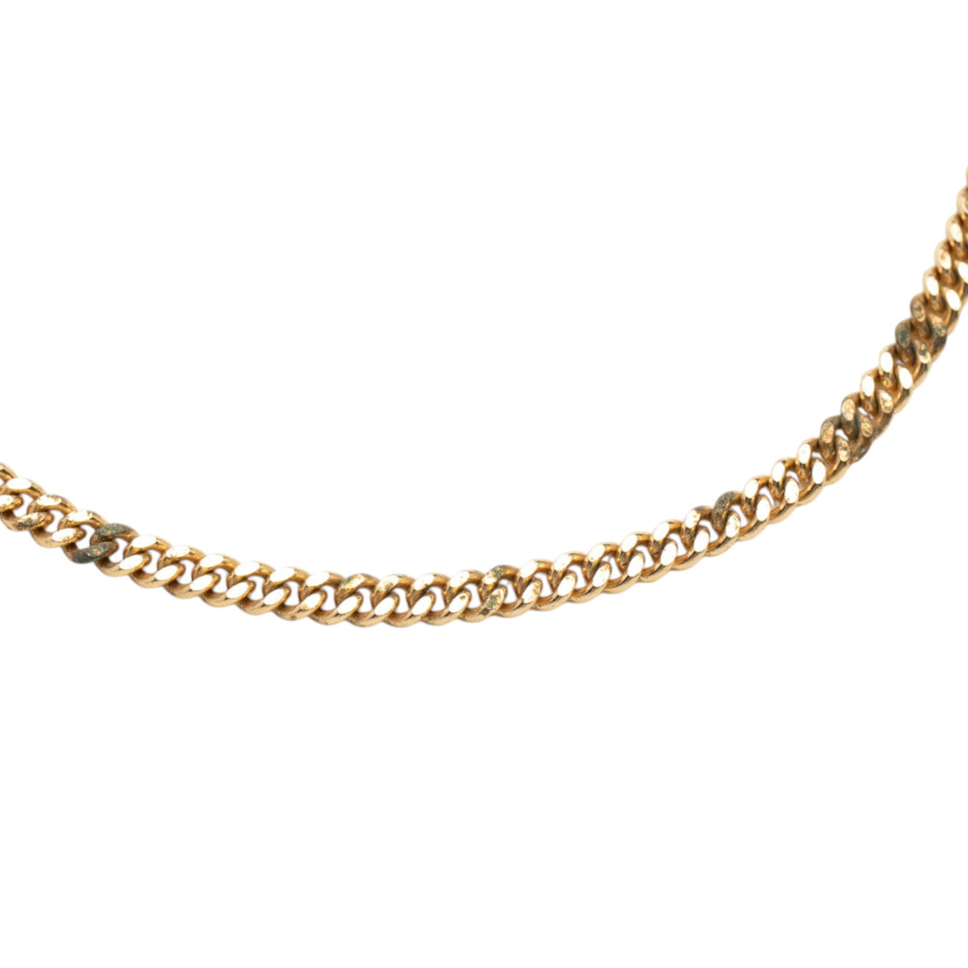 Dior plaqué CD Logo Chain Collier