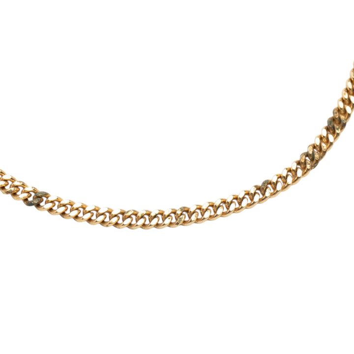 Dior plaqué CD Logo Chain Collier