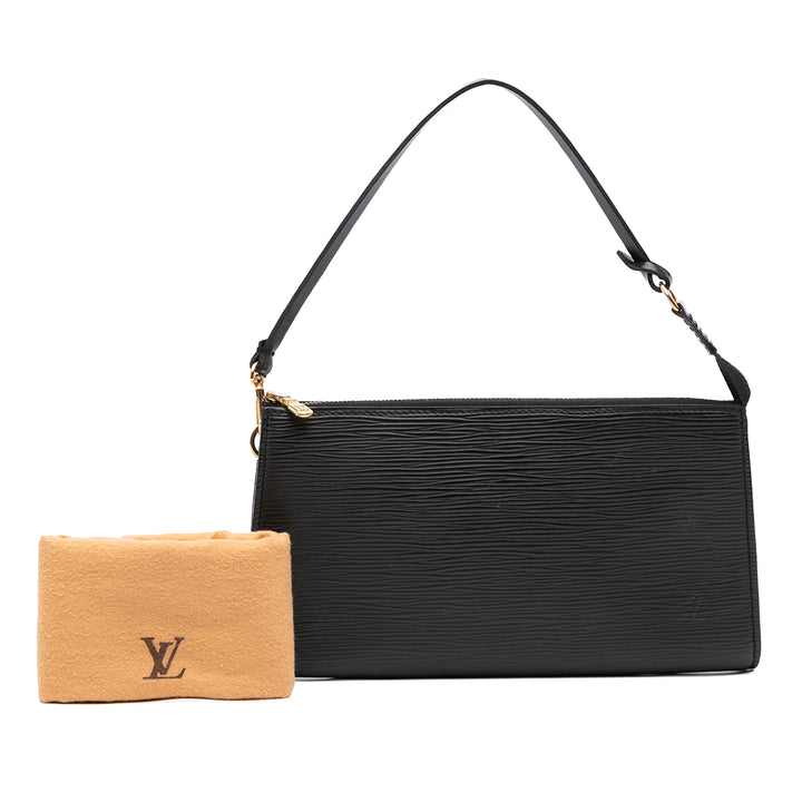 Louis Vuitton Pochette Accessoires Épi Noir – vue 7 – GABY PARIS
