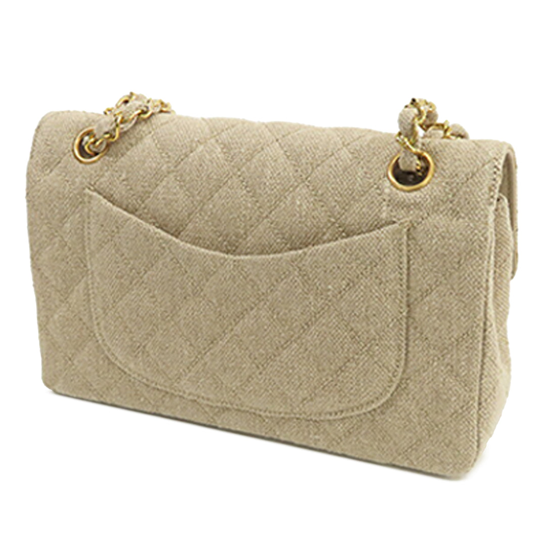 Chanel Small Classic Linen Double rabat