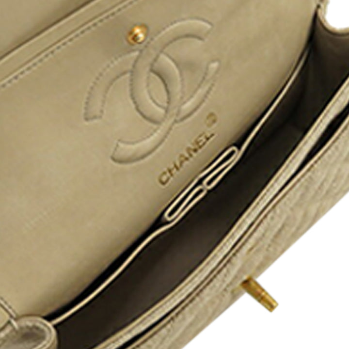 Chanel Small Classic Linen Double rabat