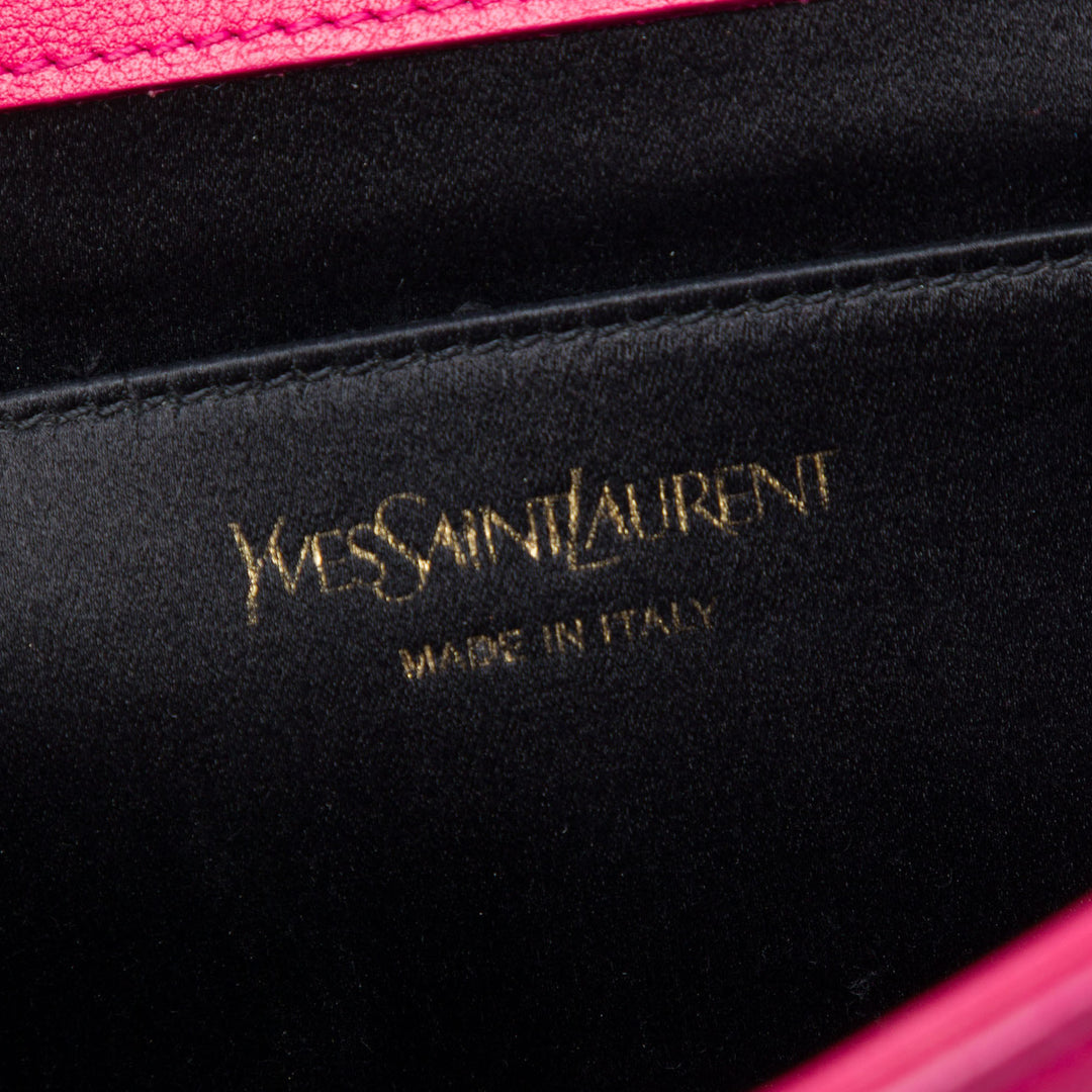 Saint Laurent Belle De Jour Pochette Rose – vue 5 – GABY PARIS