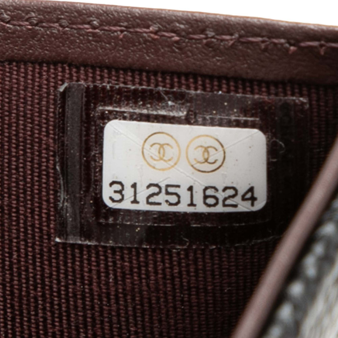 Hermès CC Matelassé Caviar Compact à rabat Portefeuille