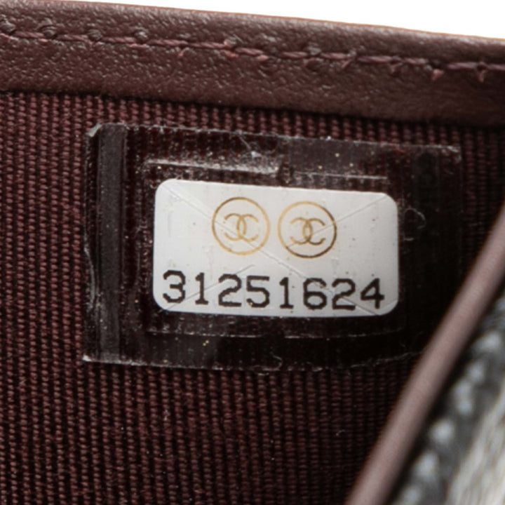 Hermès CC Matelassé Caviar Compact à rabat Portefeuille