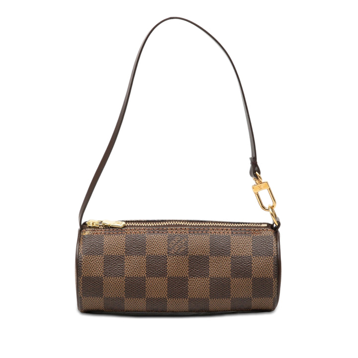 Papillon Pochette Damier Ébène Marron