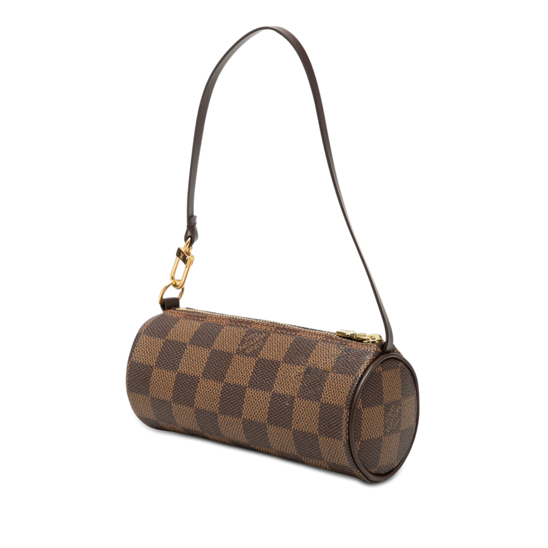 Papillon Pochette Damier Ébène Marron