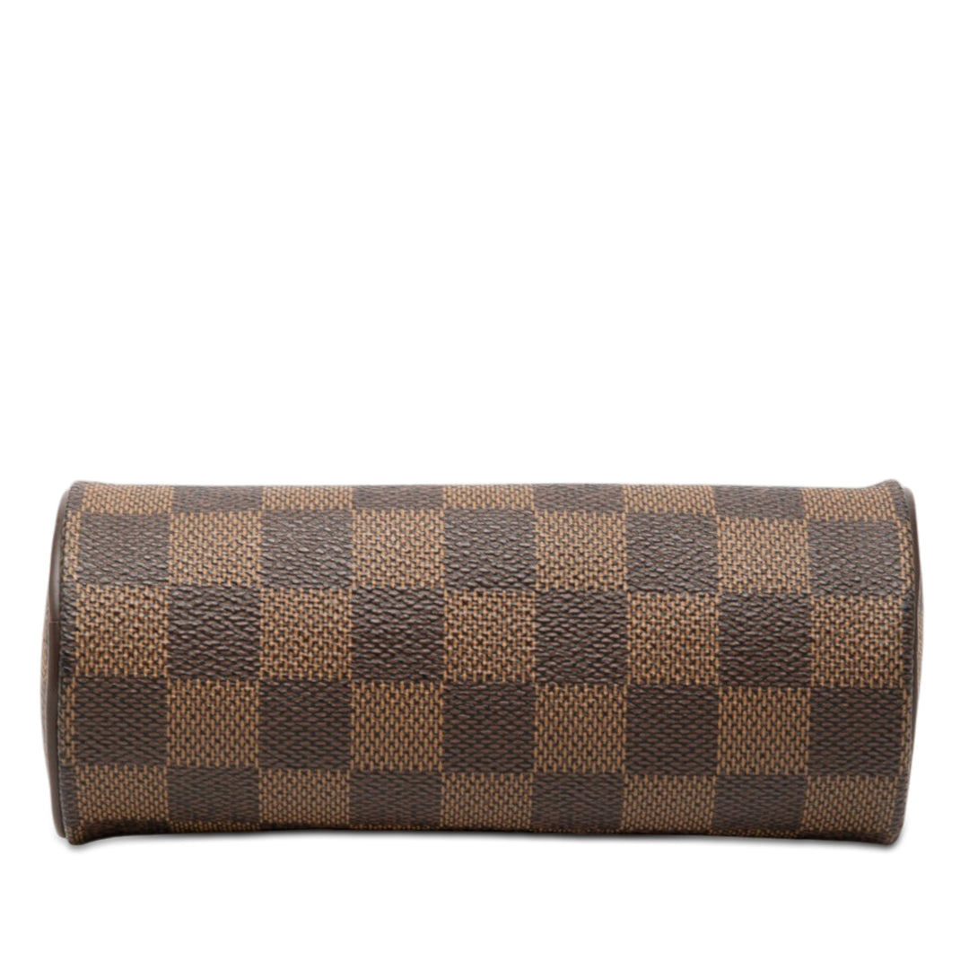 Papillon Pochette Damier Ébène Marron