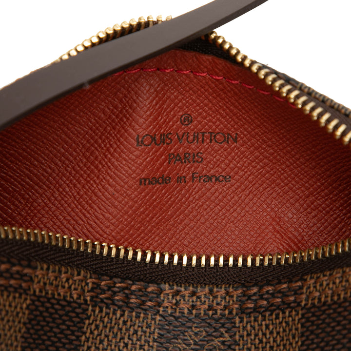 Papillon Pochette Damier Ébène Marron