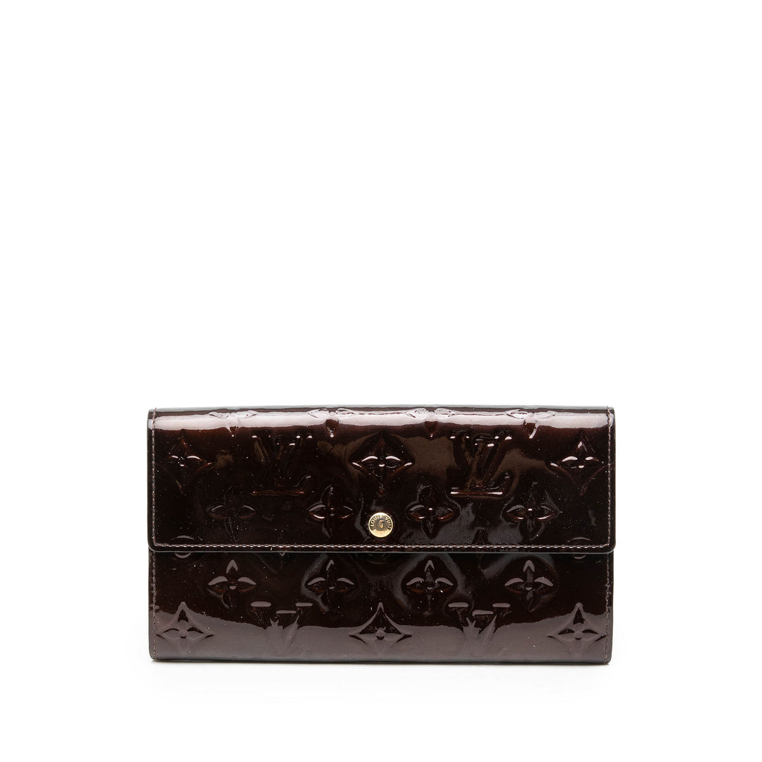 Louis Vuitton Monogram Vernis Sarah Portefeuille