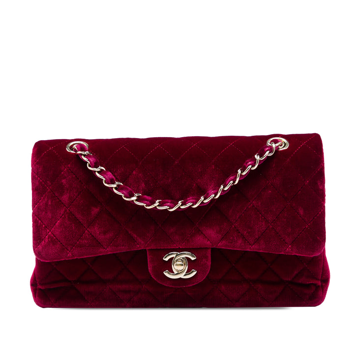 Chanel Medium Classic Velours Double rabat