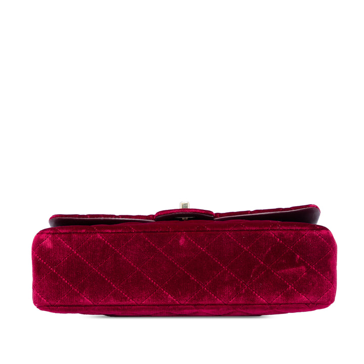 Chanel Medium Classic Velours Double rabat