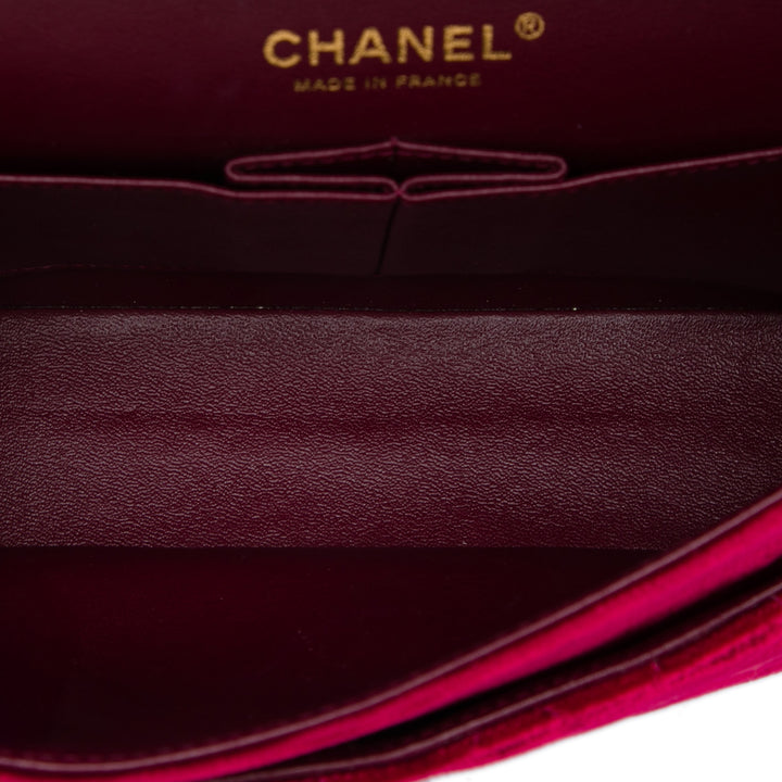 Chanel Medium Classic Velours Double rabat