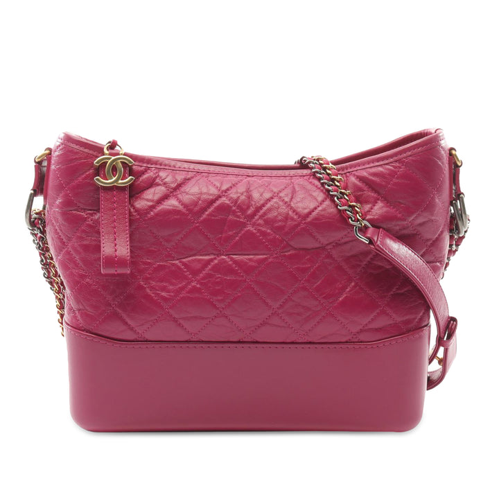 Chanel Medium vieilli Cuir de veau Gabrielle Sac porté croisé