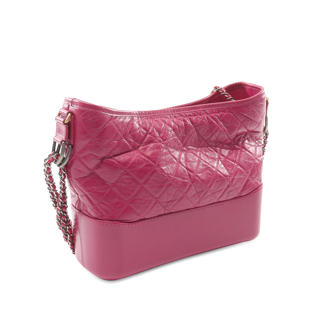 Chanel Medium vieilli Cuir de veau Gabrielle Sac porté croisé