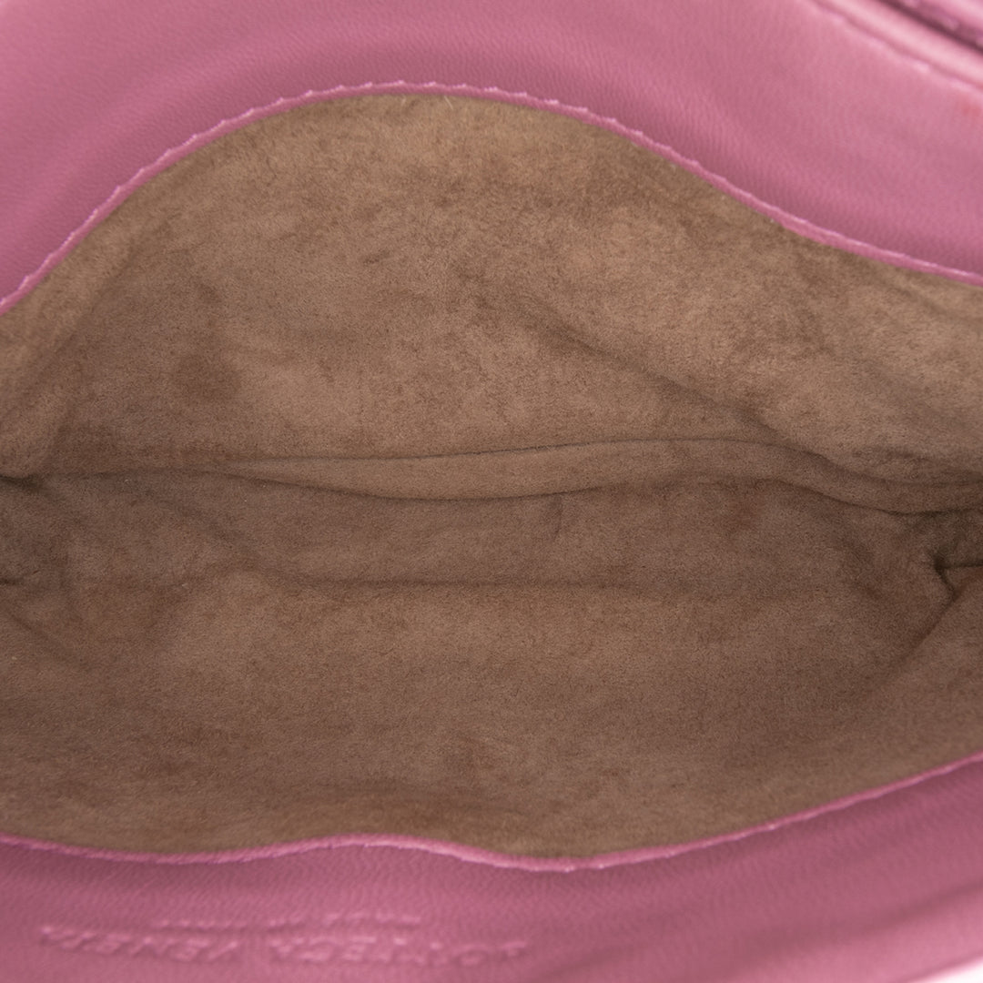 Bottega Veneta Baby Nappa Intrecciato Olimpia Sac porté croisé Rose – GABY PARIS Authentique