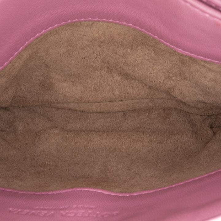 Bottega Veneta Baby Nappa Intrecciato Olimpia Sac porté croisé Rose – GABY PARIS Authentique