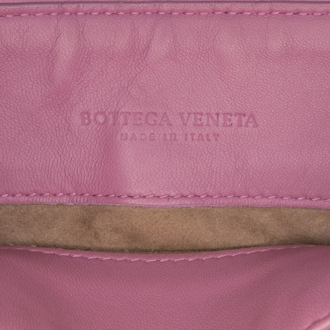 Bottega Veneta Baby Nappa Intrecciato Olimpia Sac porté croisé Rose – GABY PARIS Authentique
